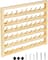 54-Spool Wall Mounted Wooden Sewing Thread Rack